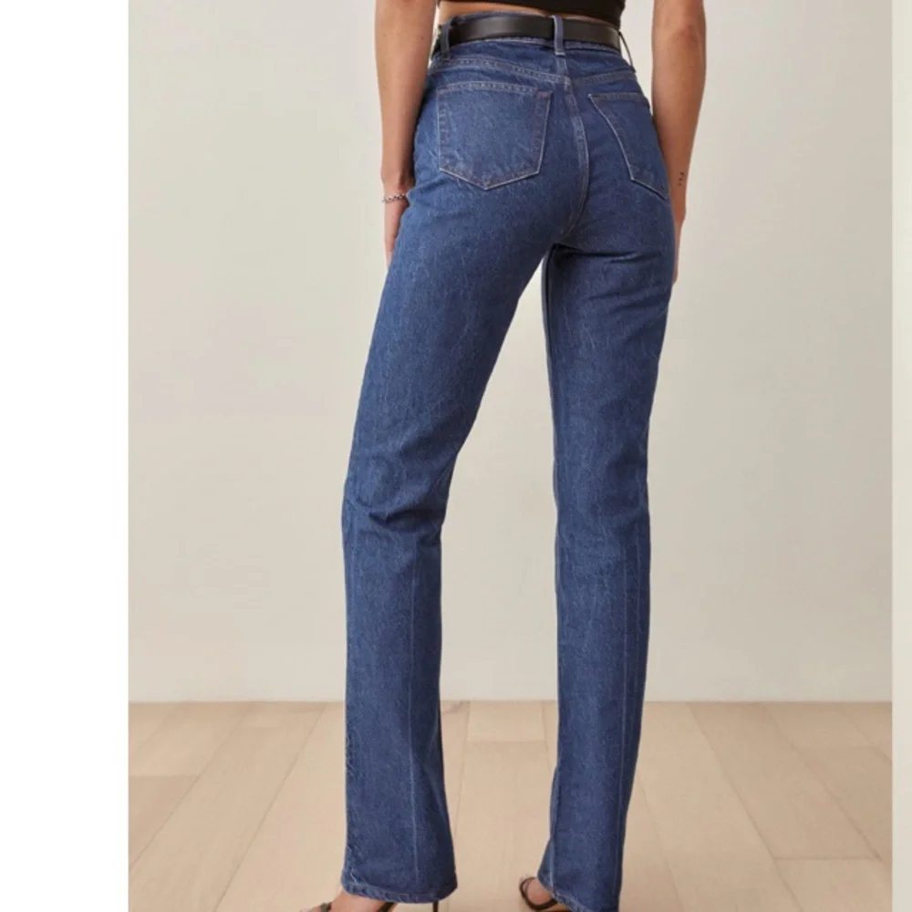 Reformation High Rise Blue Jeans - Picture 2 of 6